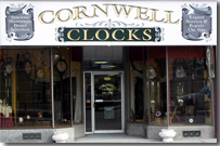 Cornwell Clocks Store Front